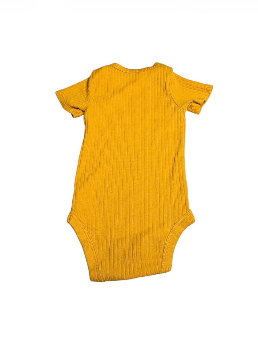Yellow Ribbed Baby One-Piece - Picture 2 of 4